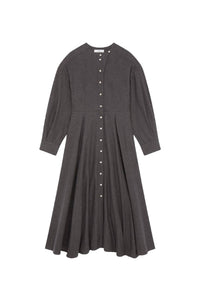 Robe longue Jasper en coton - Anthracite