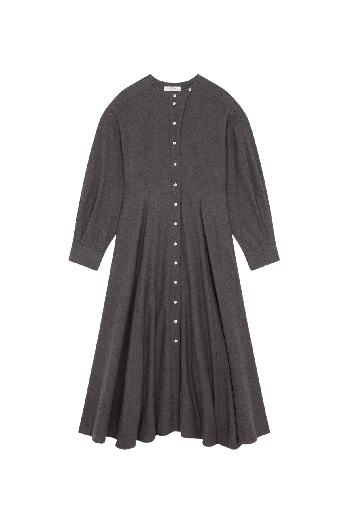 Robe longue Jasper en coton - Anthracite