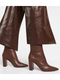 Bottines Piper 85 en cuir lisse - Brun