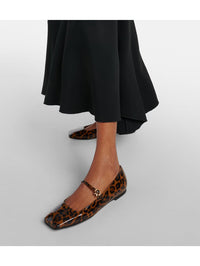 Ballerines Christina en cuir embossé - Gris
