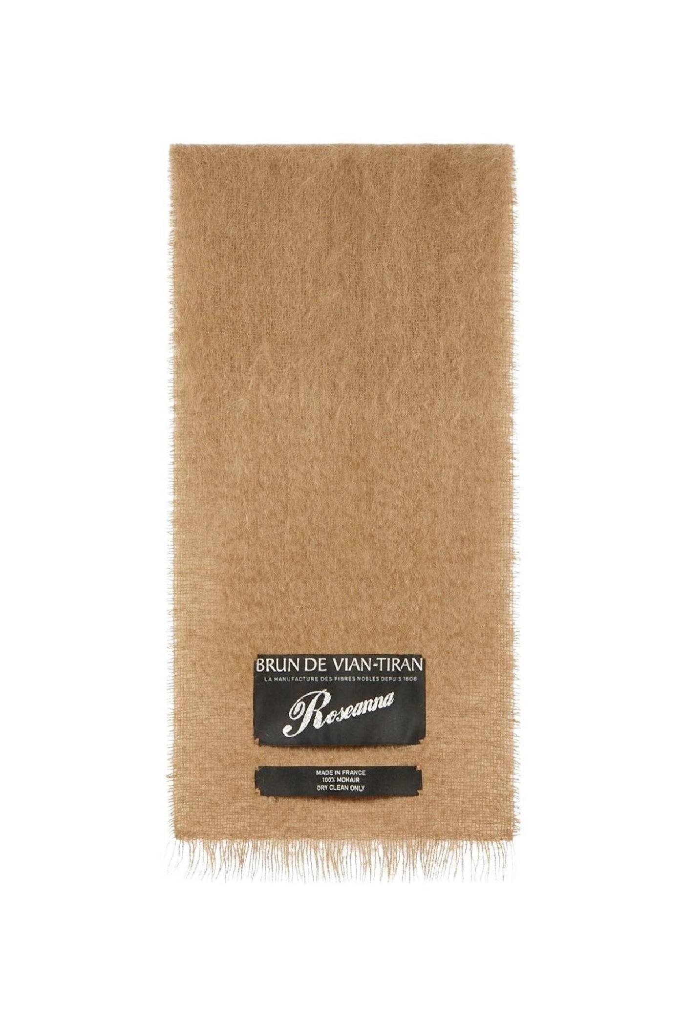 Square wool scarf - Moka