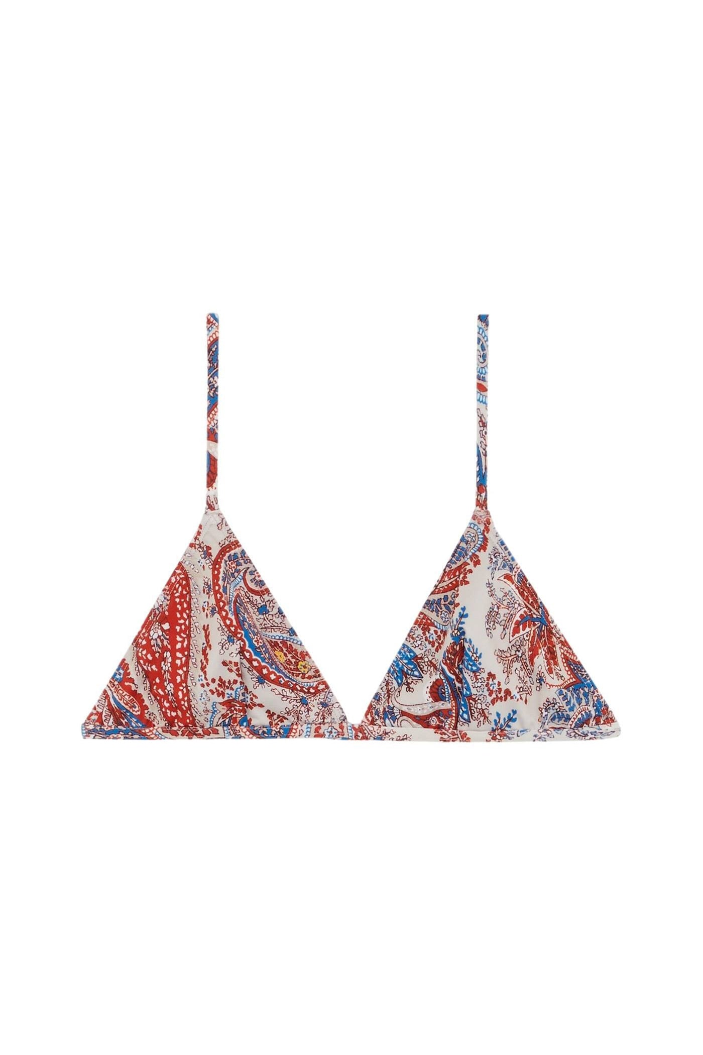 Haut de maillot Music à motif paisley - Denim