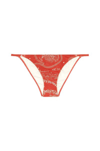 Five motif bikini bottoms - Earth