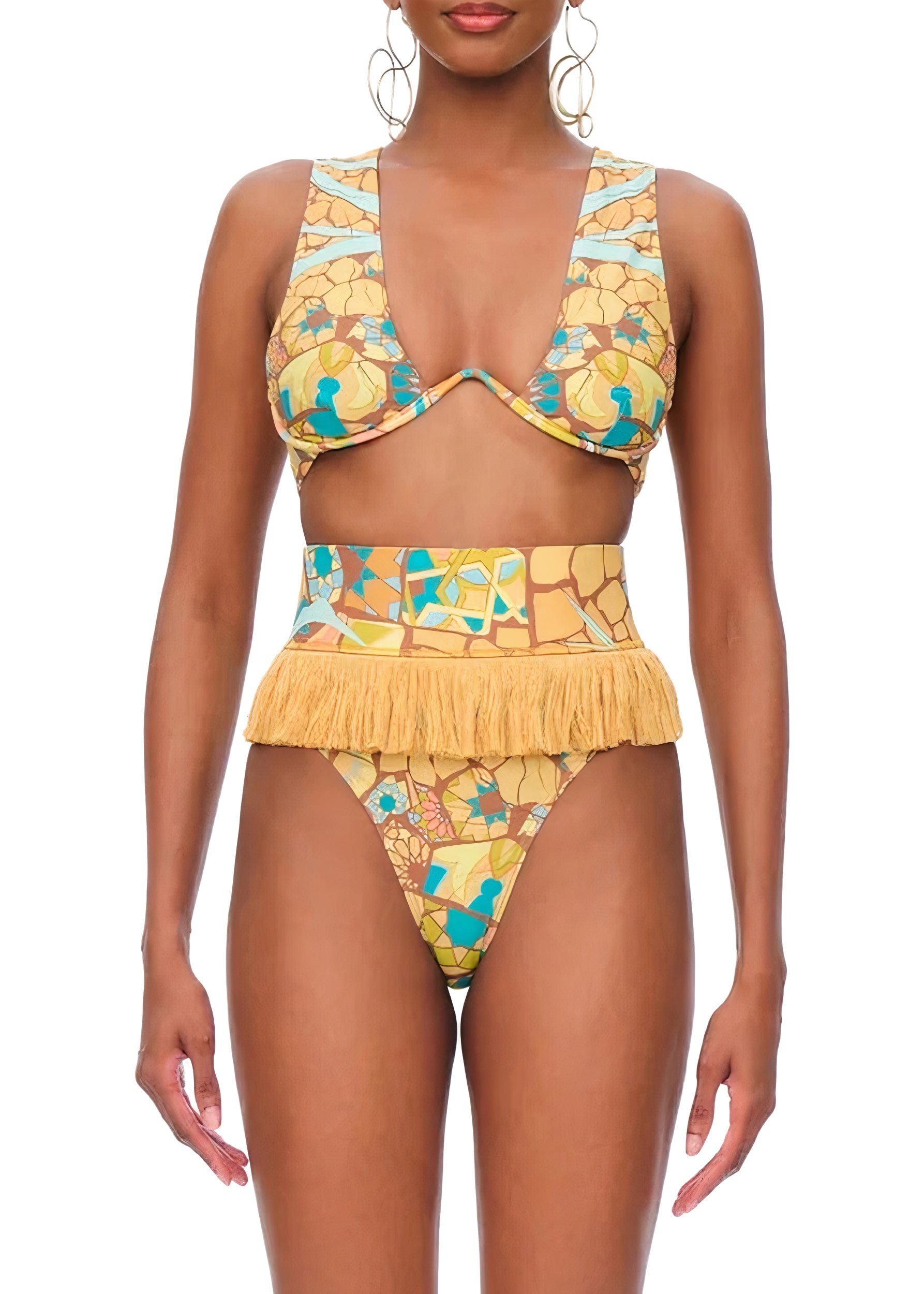 Lasa print bikini top - Ilia Print