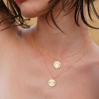 Collier Talisman Porte-bonheur 8 - Plaqué Or
