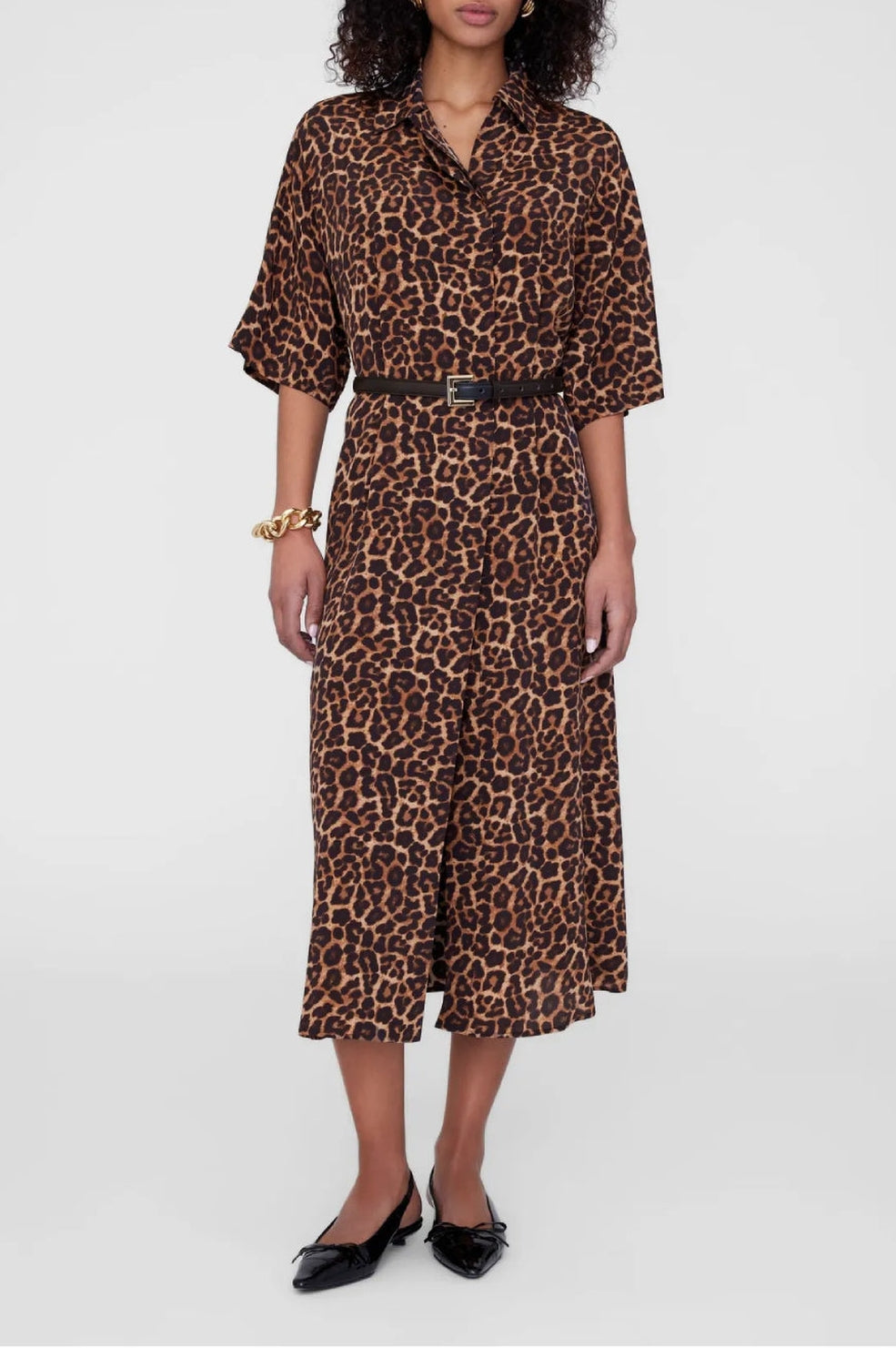 Robe midi Julia en soie mélangée - Print