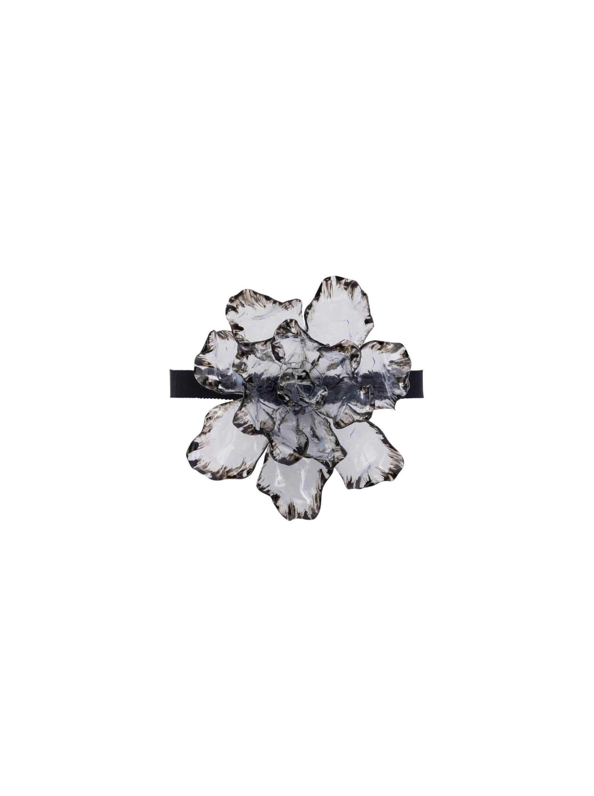 Tour de cou Bijoux à fleur - Dark Grey