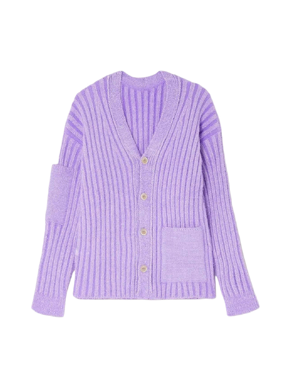 Cardigan Neve à col v - Purple