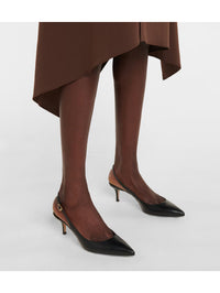 Escarpins Ribbon Sling 55 en cuir lisse - Neutre