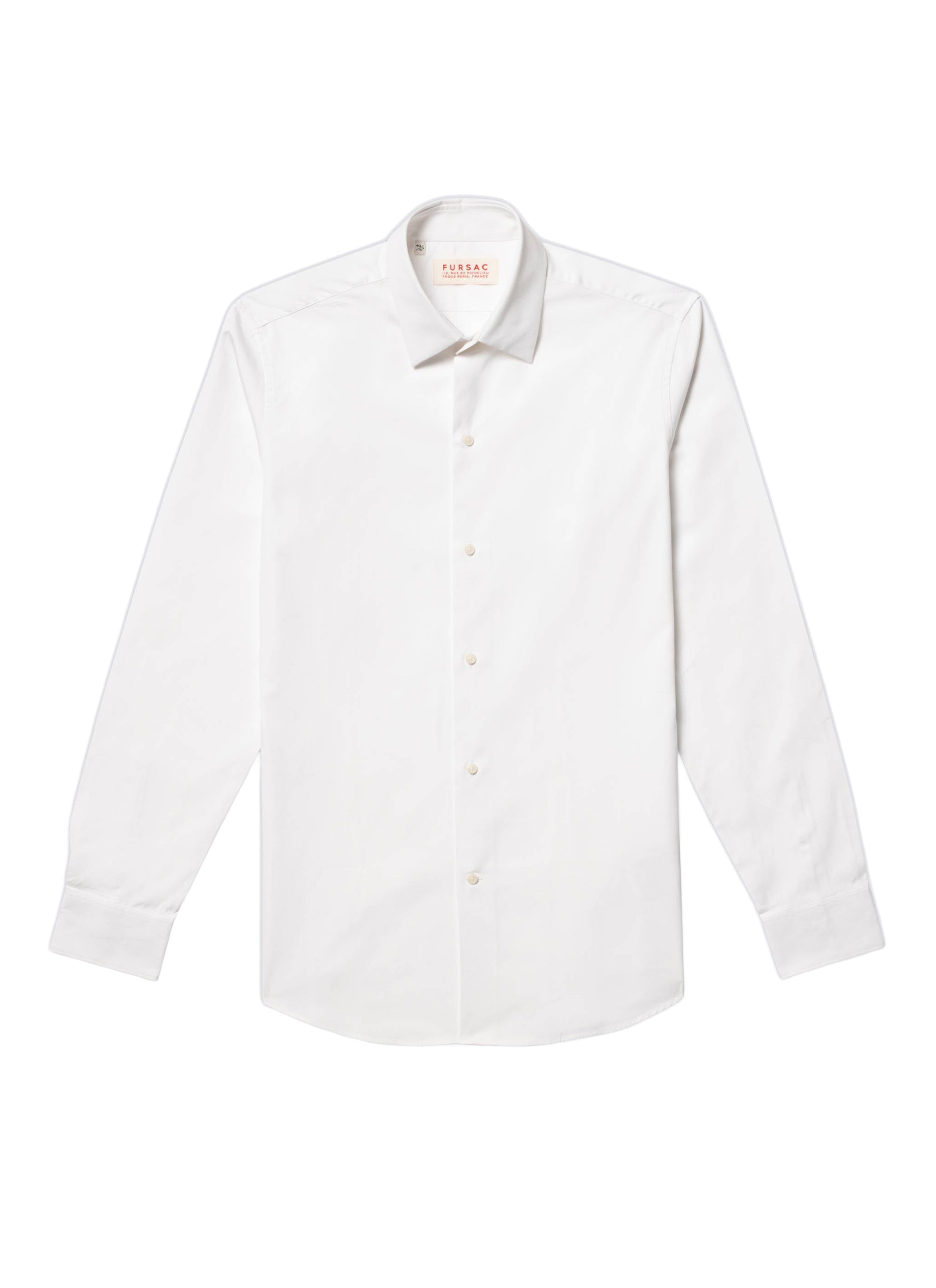 Chemise en twill de coton - Blanc