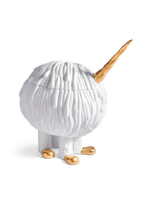 Bougie Licorne 4 mèches Haas Brothers Monster en porcelaine - Blanc & Or