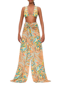 Akro high-waisted wide-leg trousers - Ilia Print