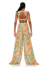 Akro high-waisted wide-leg trousers - Ilia Print