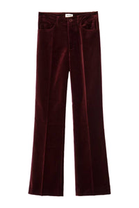 Pistol velour trousers - Bordeaux