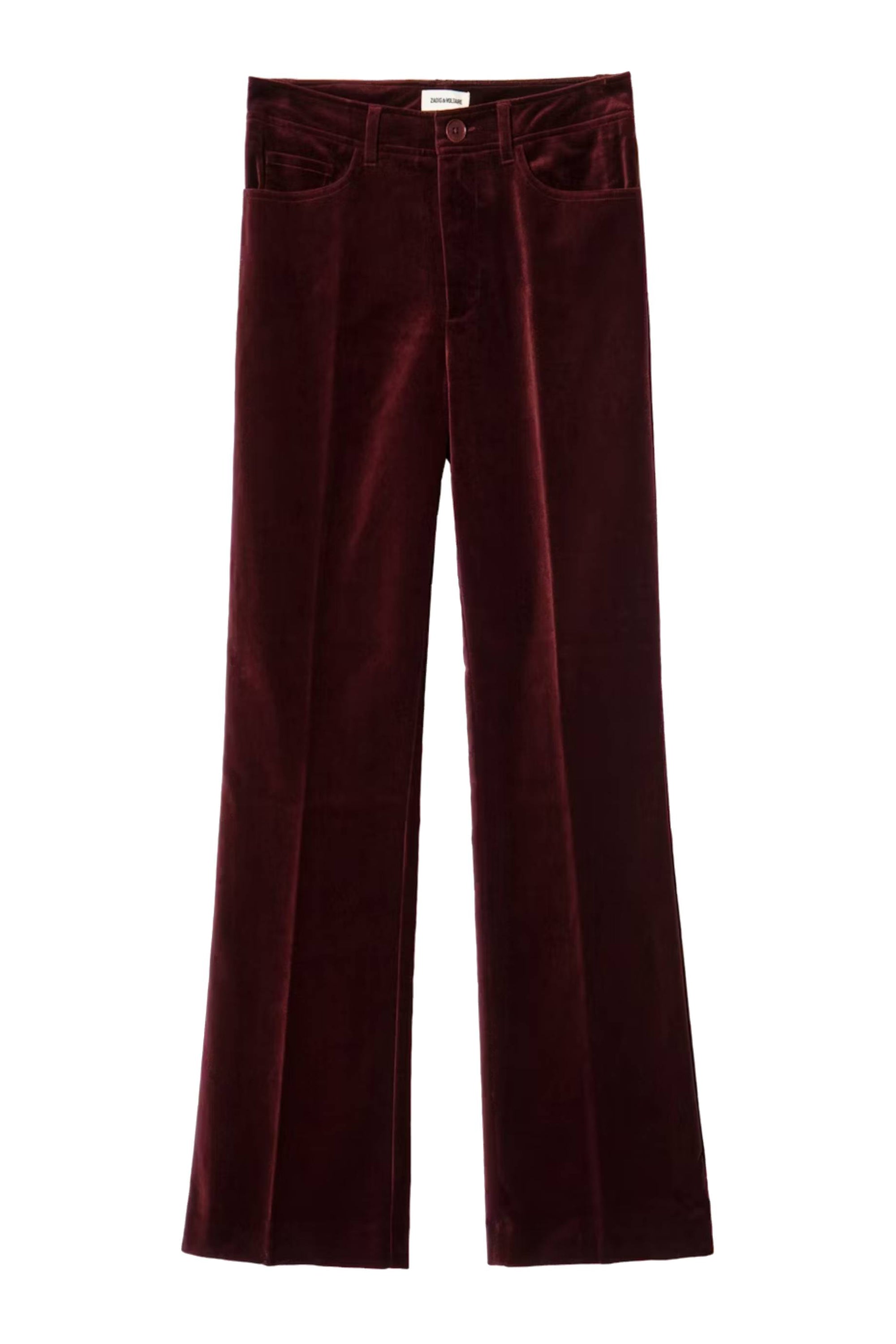 Pistol velour trousers - Bordeaux
