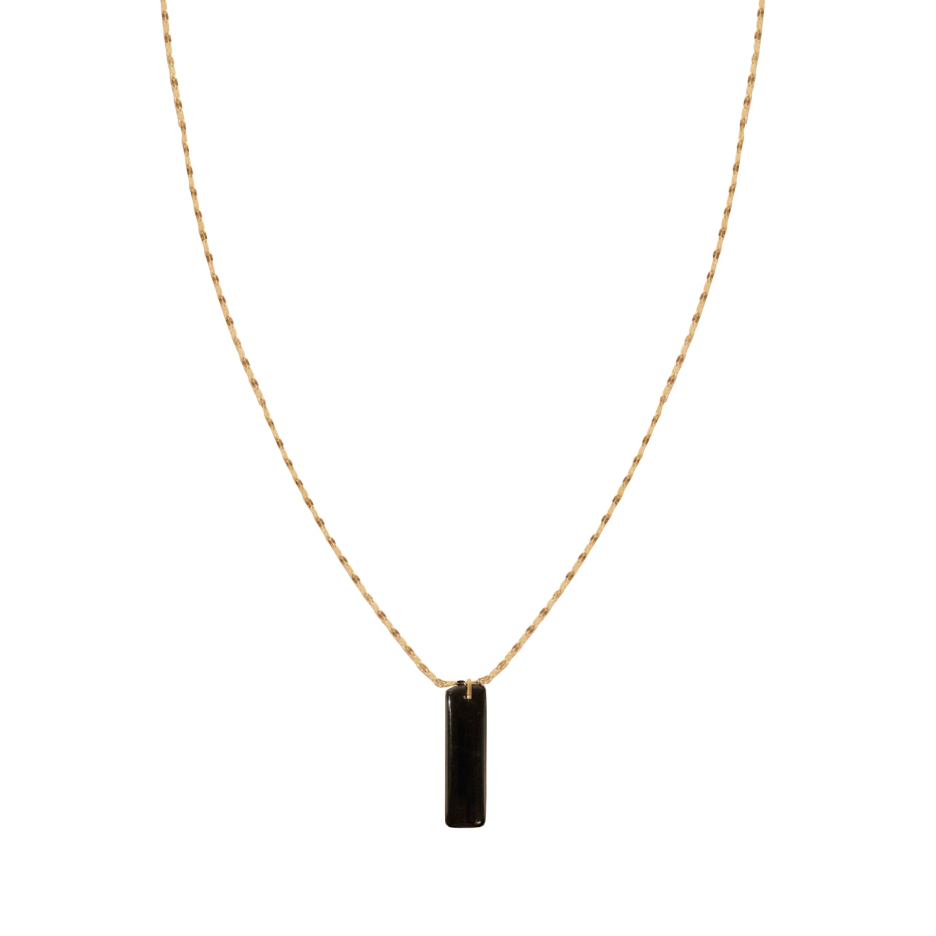 Collier Marcel en or jaune - Œil De Tigre
