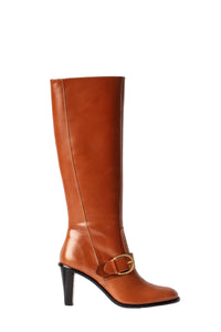 Preiser Buckle Vintage leather boots - Tan