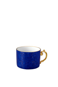 Tasse à thé Lapis en porcelaine & or - Bleu