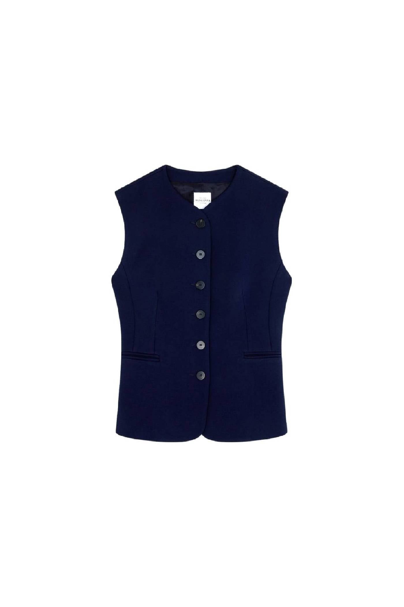 Haut Jessie sans manches - Navy