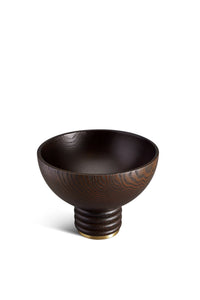 Petite coupe Alhambra en bois - Marron & Or