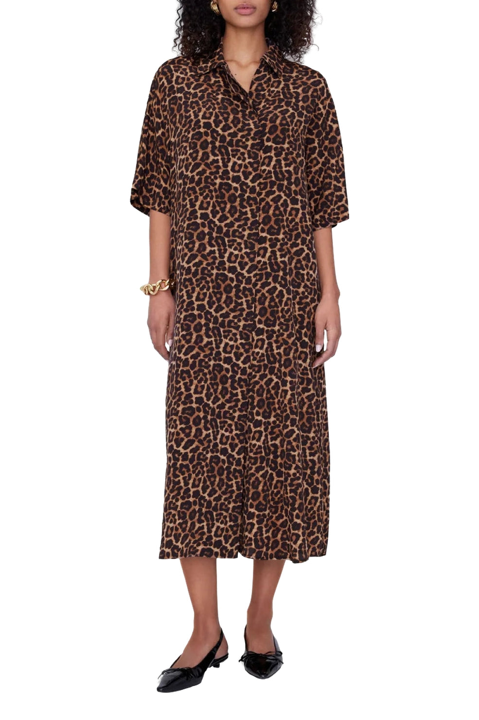 Robe midi Julia en soie mélangée - Print