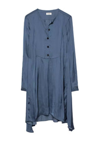 Robe Rheal en satin - Bleu De Gris