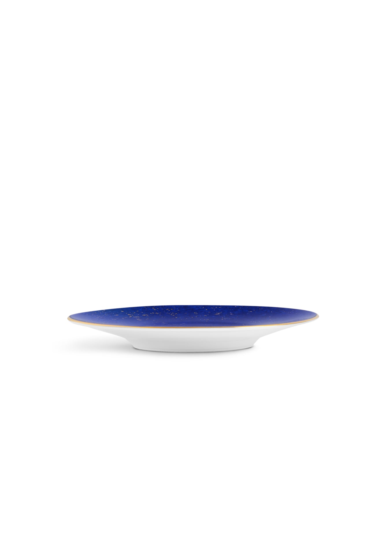 Soucoupe Lapis en porcelaine & or - Bleu