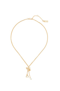 Collier Avec Pendentif Pony en laiton - Gold