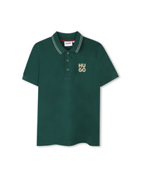 Polo à manches courtes avec logo - Rain Forest