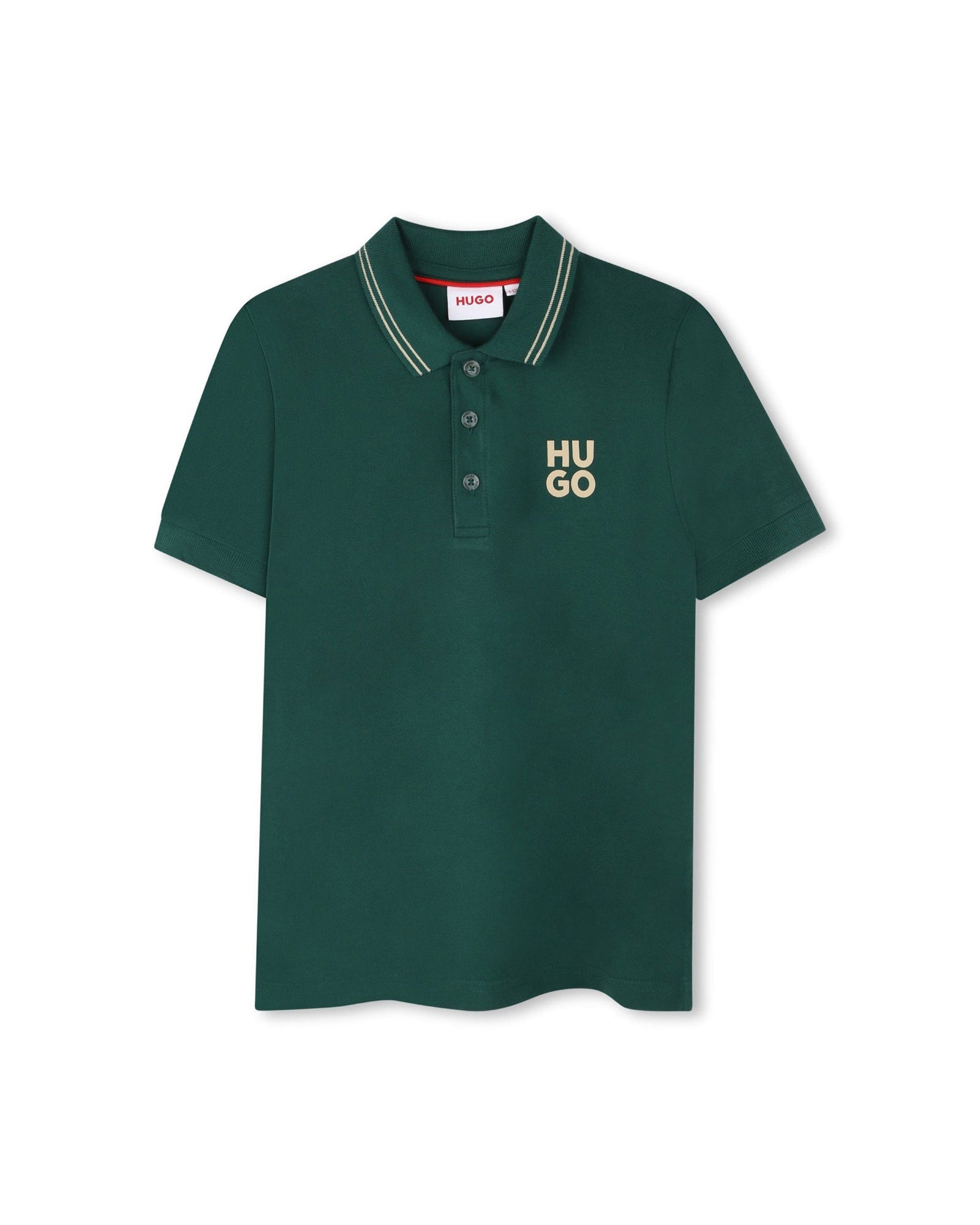 Polo à manches courtes avec logo - Rain Forest