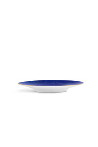 Soucoupe Lapis en porcelaine & or - Bleu