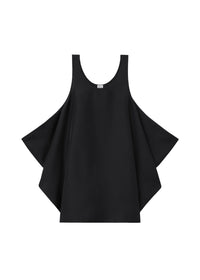 Débardeur satiné en soie - Black