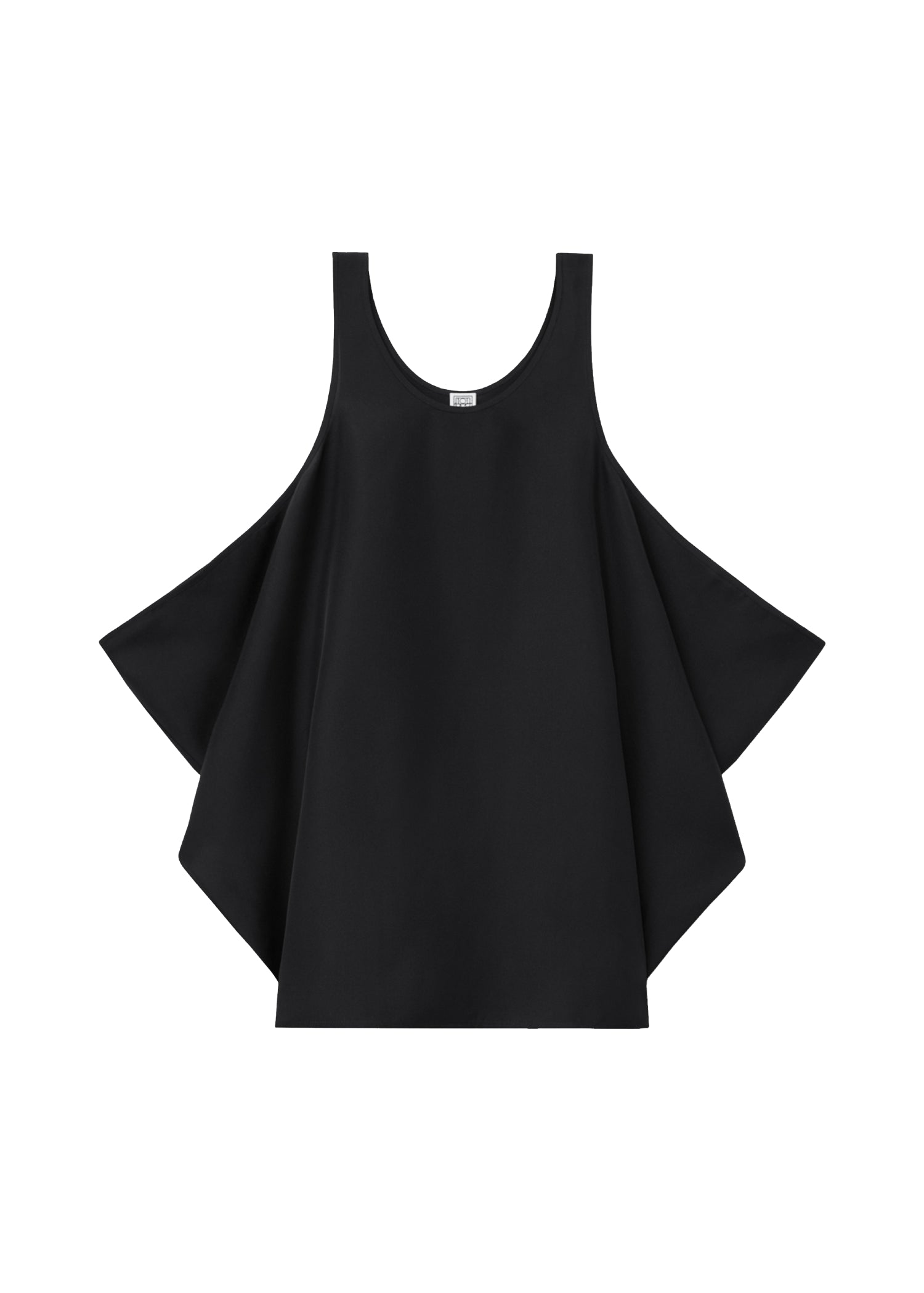 Débardeur satiné en soie - Black