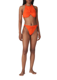 Gada Ruched Bikini Brief - Lava