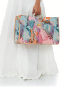Escape fabric tote bag - Zuli Print