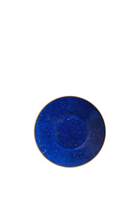 Soucoupe Lapis en porcelaine & or - Bleu