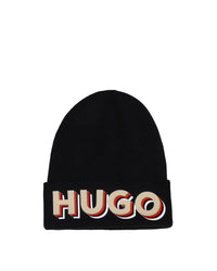 Bonnet à logo 3D en coton - Black