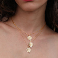 Snake charm talisman necklace - Gold plated