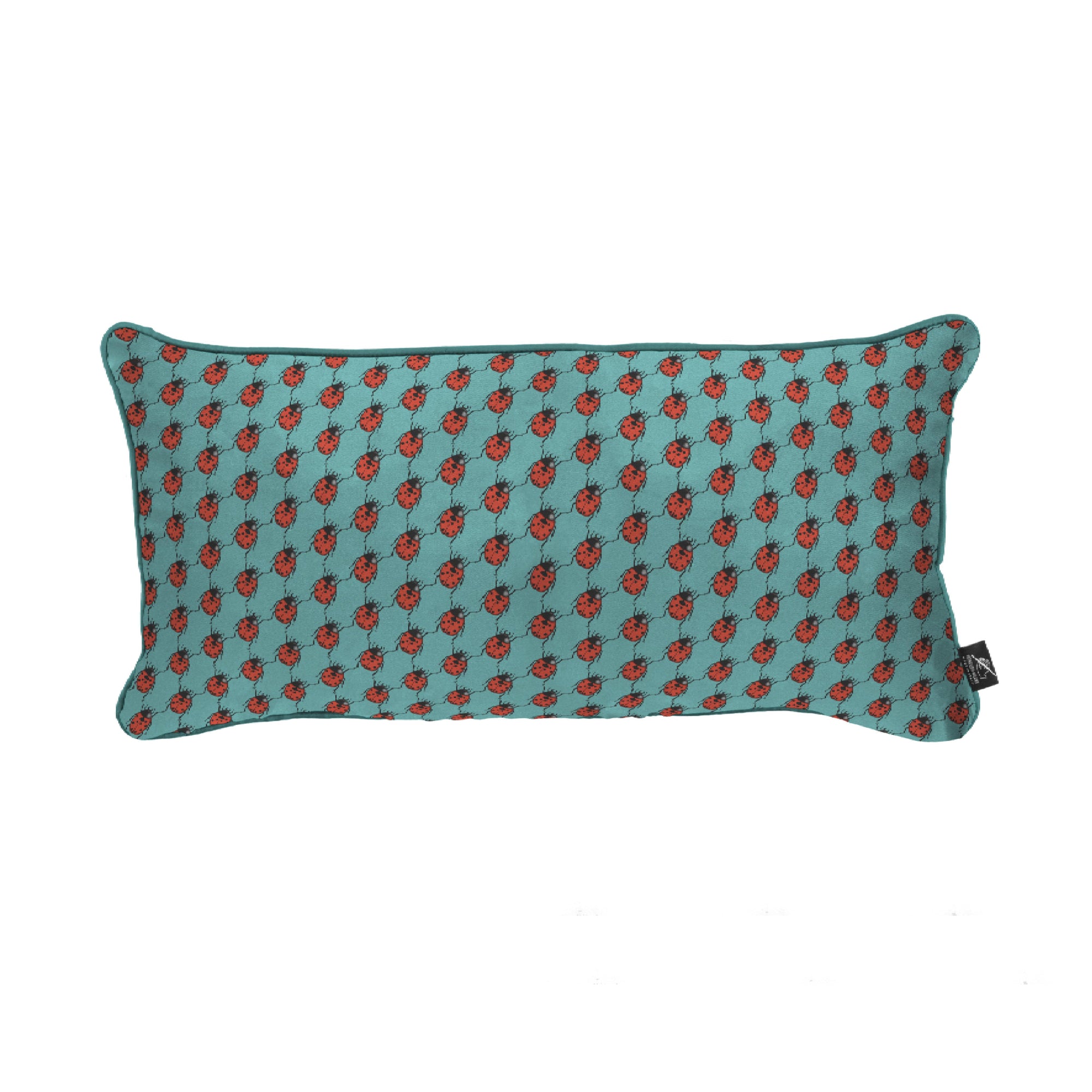 Mano silk cushion - Blue