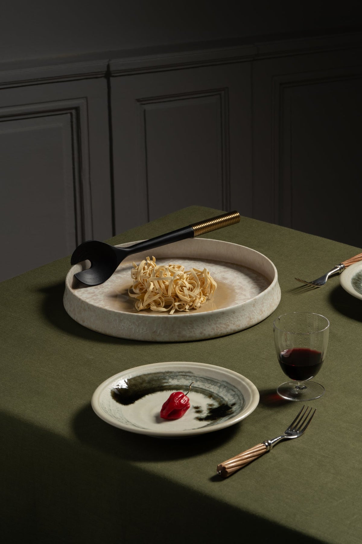 SUMI BRUSH Soup Plate