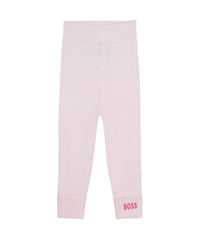 Legging élastiqué à logo - Baby Pink