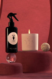 Bougie Apothecary en porcelaine - Rose Noire