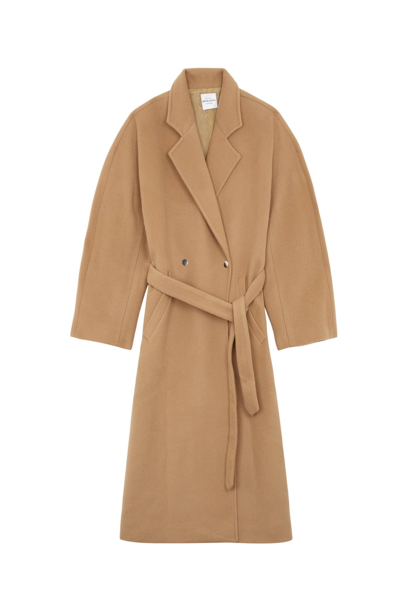 Max Folk wool coat - Beige
