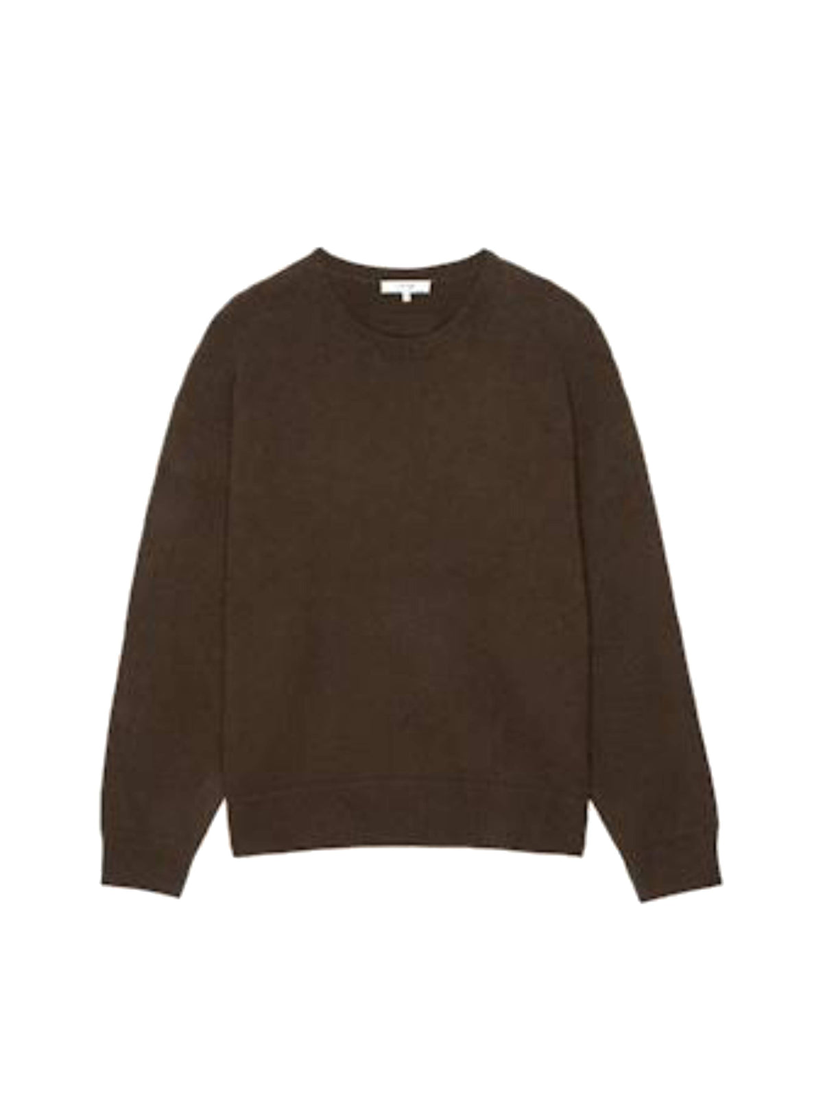 F25   THE CASHMERE BRUSHED SWEATERCOFFEE