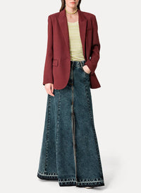 Blazer boutonné en laine - Ruby