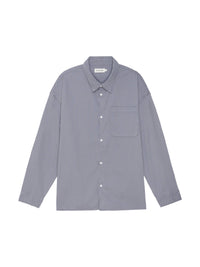 SP25   L/S RELAXED DENIM SHIRTSMOKY BLUE