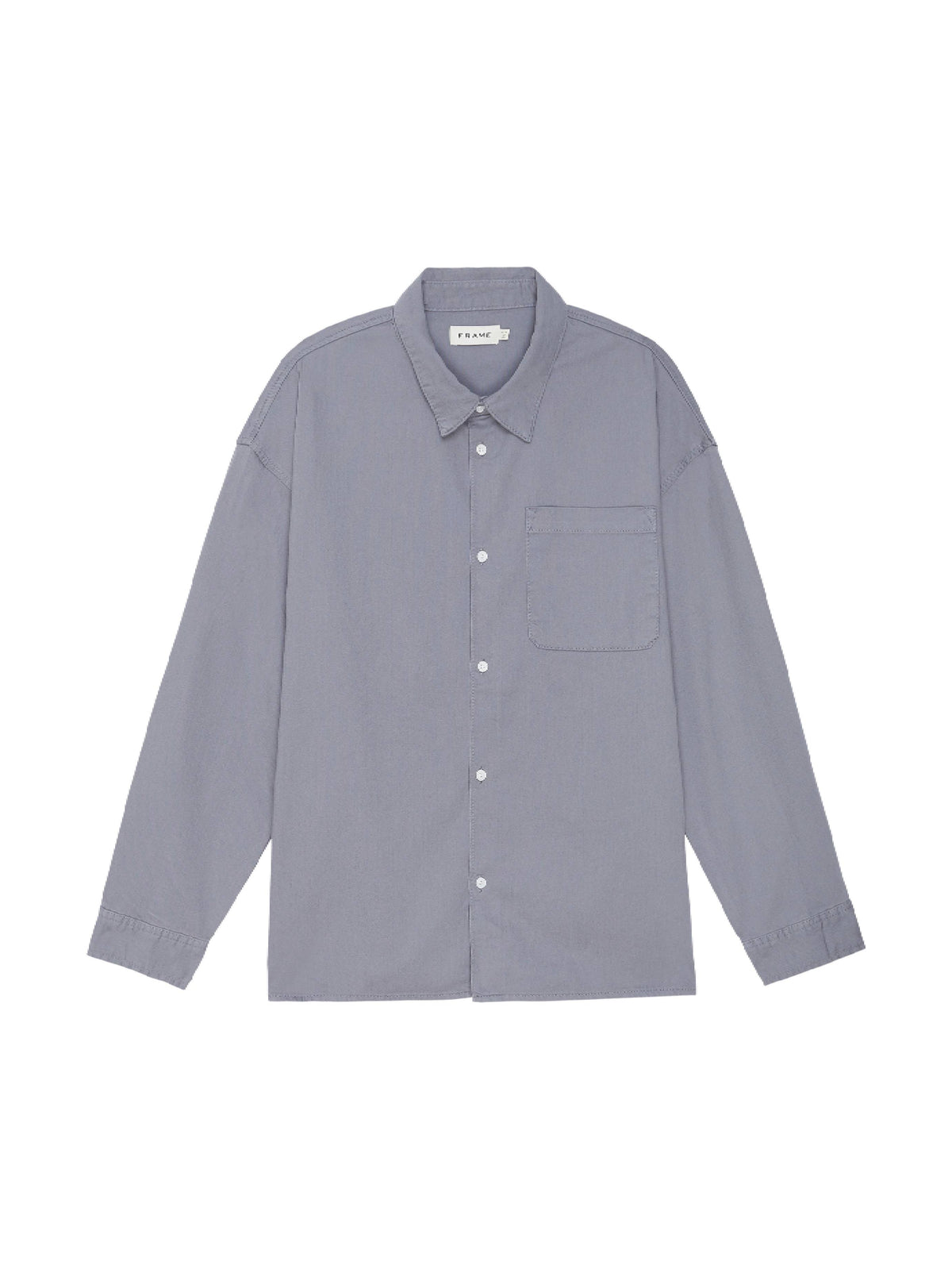 SP25   L/S RELAXED DENIM SHIRTSMOKY BLUE