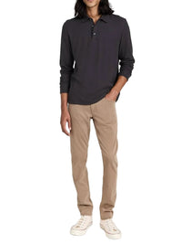 L'Homme Slim Brushed Twill Denim Trousers - Dark Khaki