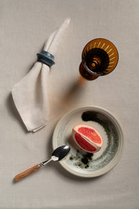 Bol à condiments Sumi Brush en porcelaine - Gris