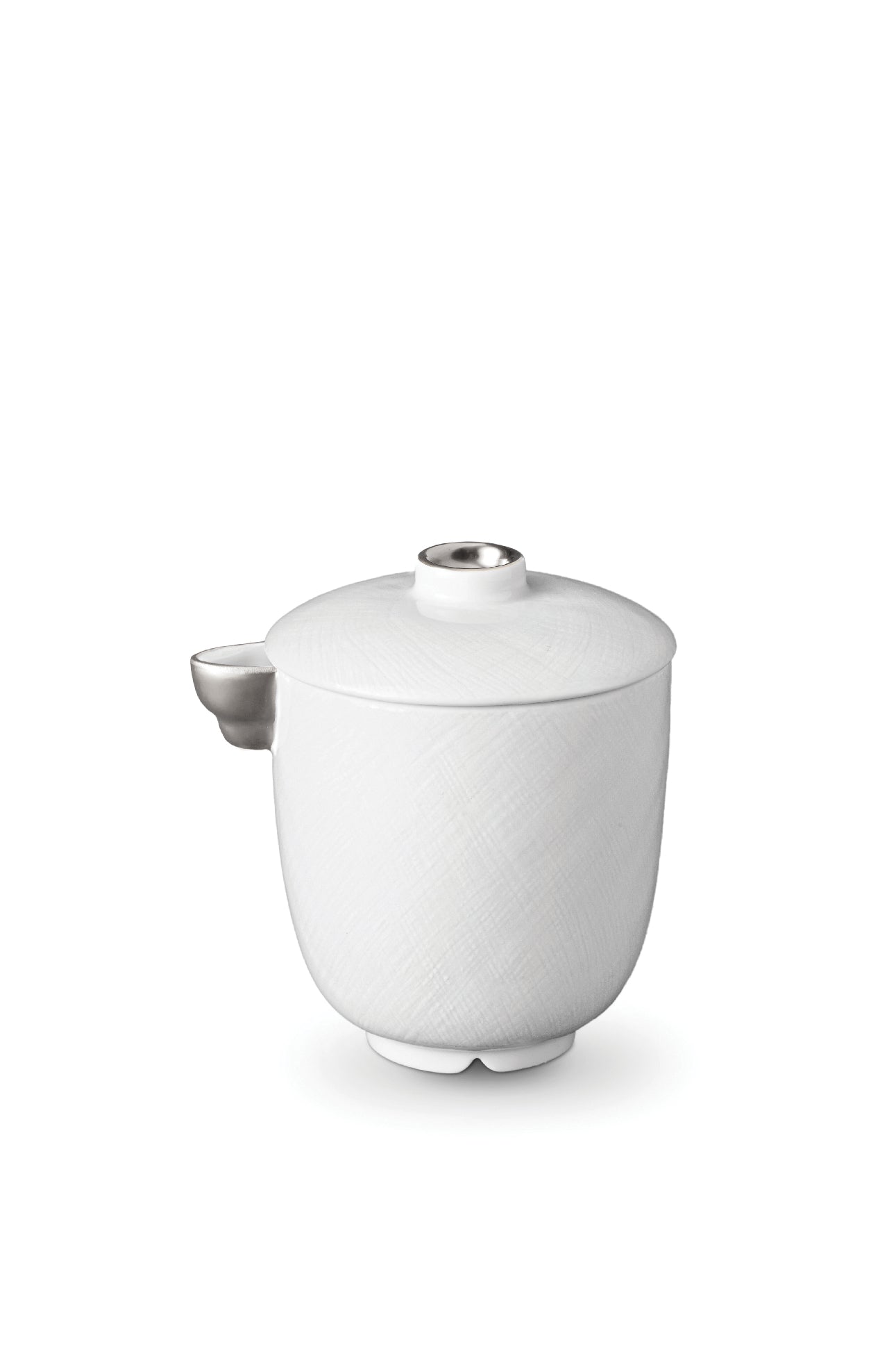 Crémier Han en porcelaine - Blanc & Argent